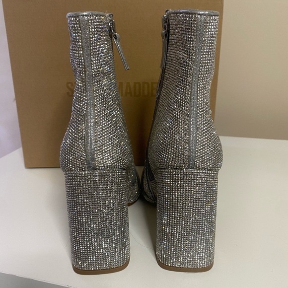 Steve Madden Rhinestone Ankle Boots - Picture 6 of 12